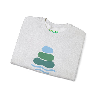 Serene Balance Crewneck Sweatshirt, Cozy Layering Piece, Casual Everyday Wear, Ideal for Relaxation, Gift for Mindfulness Enthusiasts