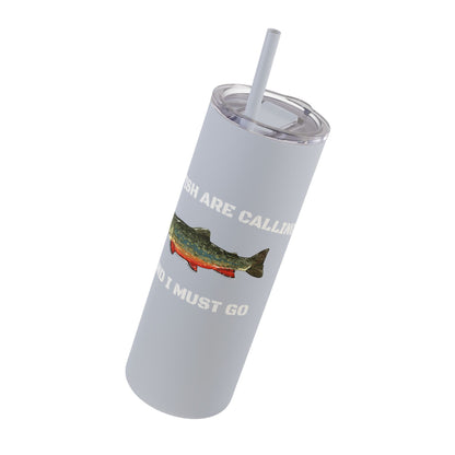 Fishing Lover's 20oz Tumbler - Perfect for Outdoors, Travel, Gifts, Father's Day, Camping, and More!