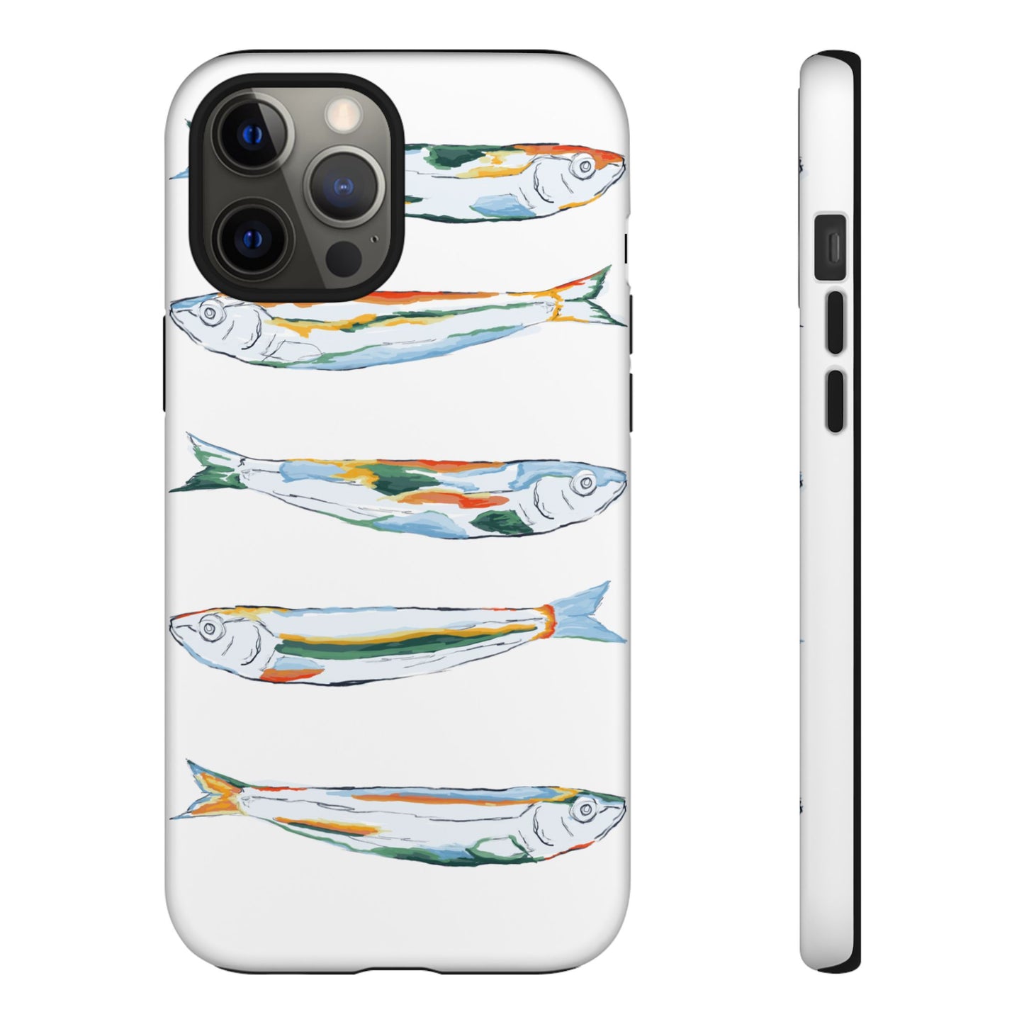 Tough Cases – Artistic Fish Design Phone Case, Unique Gift for Aquatic Lovers, Perfect for Birthdays, Holidays, and Everyday Use, Quirky Cases, Fun Phone Cases