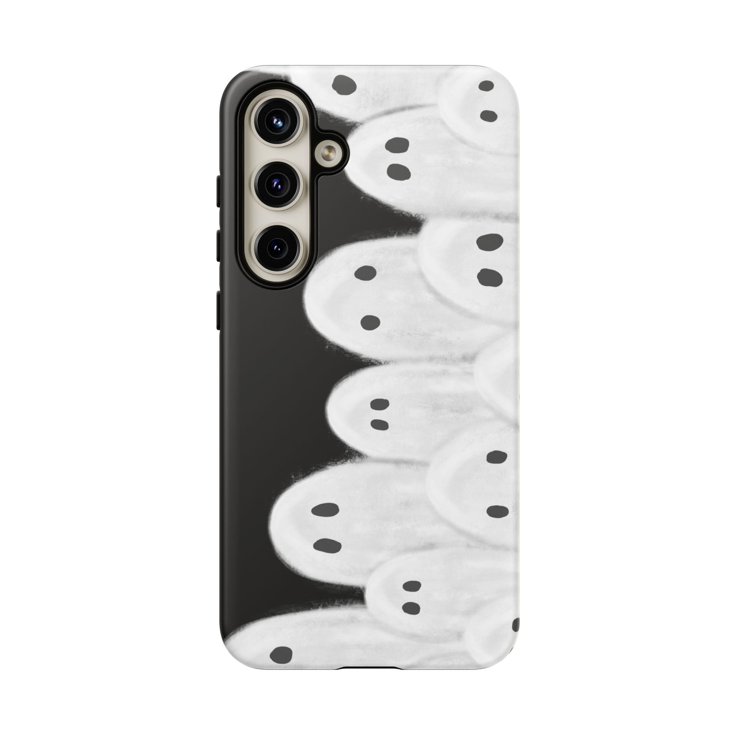 Painted Ghosts Phone Case | Ghostly Tough Phone Case for Spooky Style, Halloween Gift, Phone Cover, Ghost Theme, Unique Accessory, Spooky Season, Viral Painted Ghosts Inspired Design