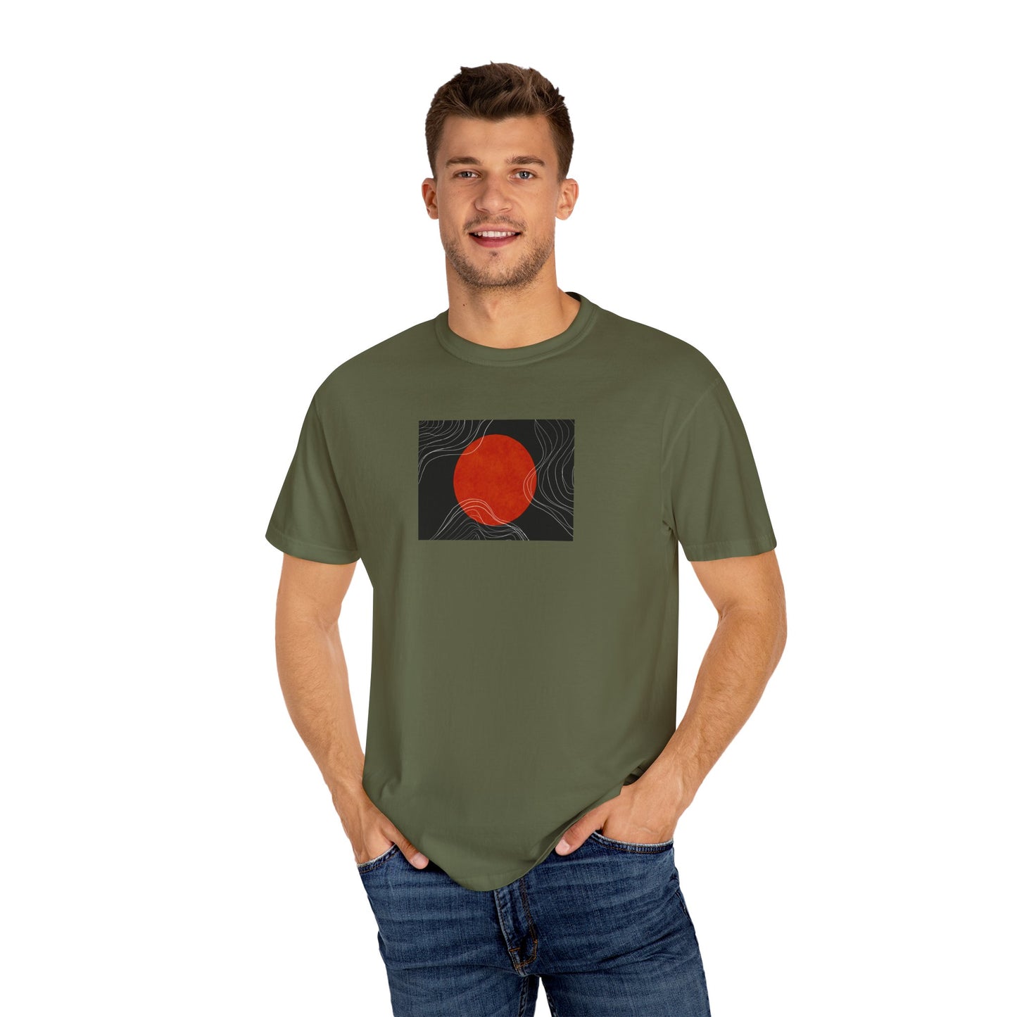 Sunset Vibes Unisex T-Shirt, Casual Summer Tee, Bohemian Shirt, Gift for Art Lovers, Men's and Women's Fashion