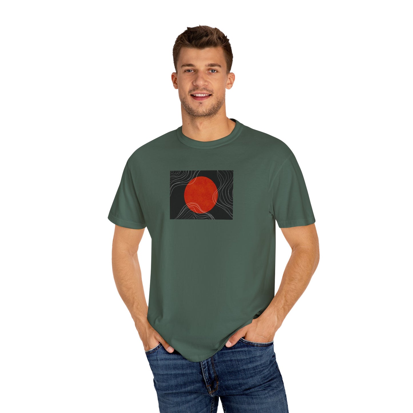 Sunset Vibes Unisex T-Shirt, Casual Summer Tee, Bohemian Shirt, Gift for Art Lovers, Men's and Women's Fashion