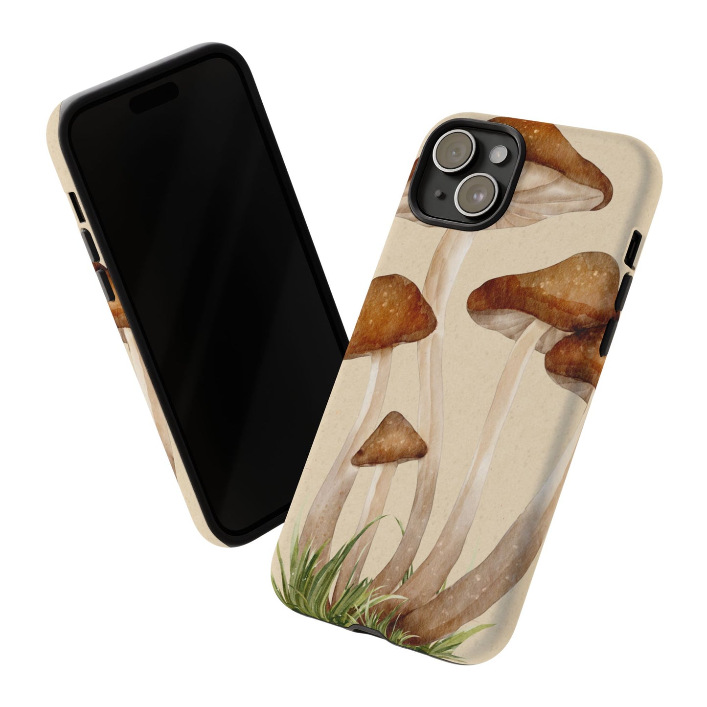Mushroom Phone Case - Nature Lover, Eco-Friendly Gift, Cute Cell Phone Cover, Aesthetic Tech Accessory, Unique Fall Decor, Artsy Phone Cases, Cute, Gift for Her, Nature-inspired Designs, Durable Cases