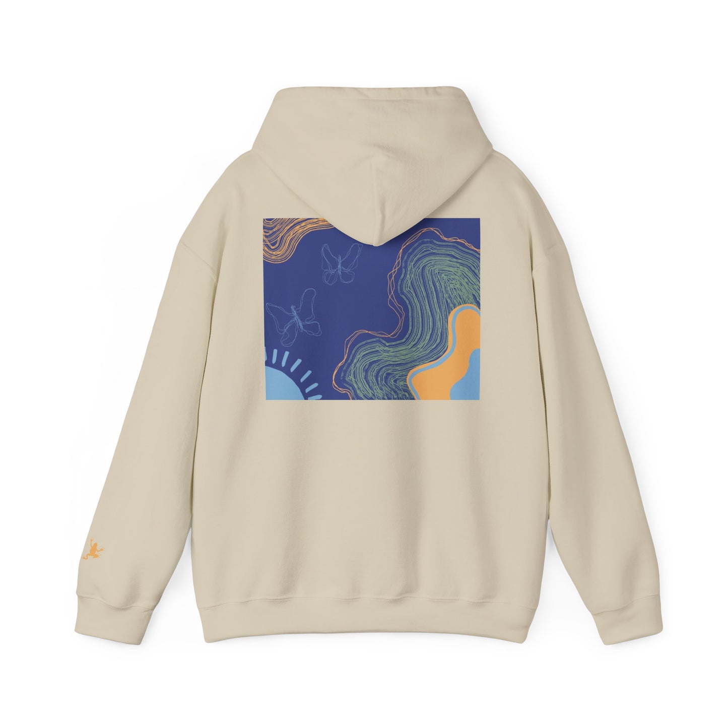 Unisex Heavy Blend™ Hooded Sweatshirt - Cozy Everyday Comfort, Perfect Gift for Nature Lovers and Art Enthusiasts