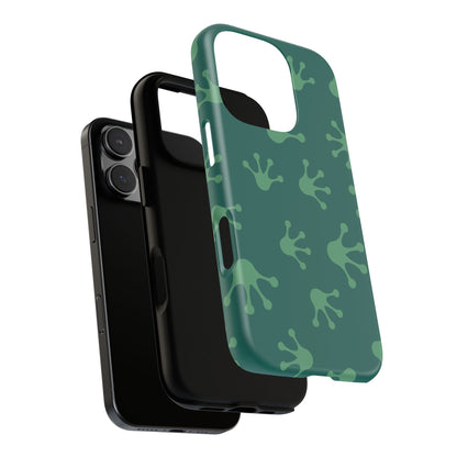 Frog Print Phone Case, Nature Lover Gift, Eco-Friendly Cover, Fun Green Design, Unique Frog Accessories