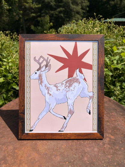 Piebald Star Art Print