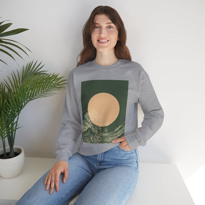 Nature-Inspired Unisex Crewneck Sweatshirt, Cozy Casual Wear, Gift for Outdoor Lovers, Perfect for Fall and Winter