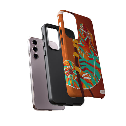 Chameleon Phone Case - Vibrant Artistic Design, Tough Cases for Animal Lovers, Unique Gift, Eco-Friendly Protection