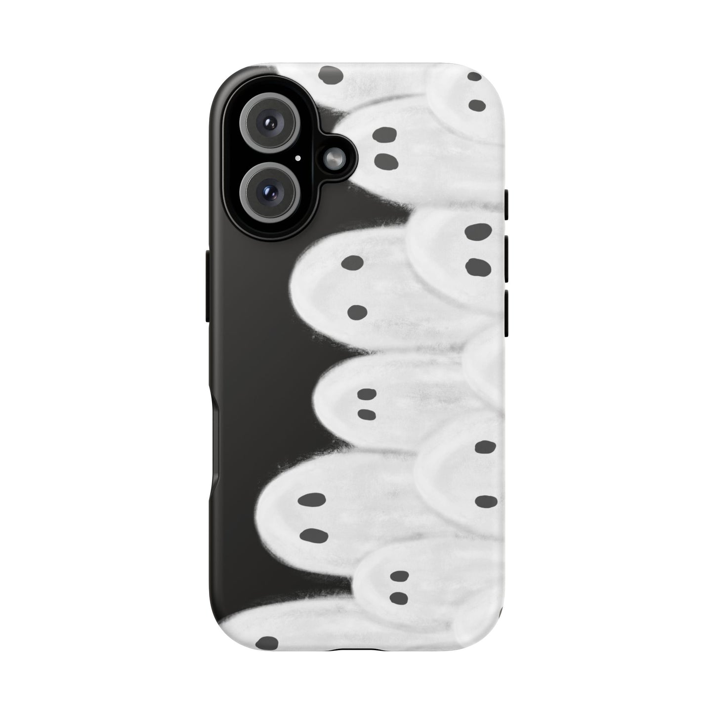 Painted Ghosts Phone Case | Ghostly Tough Phone Case for Spooky Style, Halloween Gift, Phone Cover, Ghost Theme, Unique Accessory, Spooky Season, Viral Painted Ghosts Inspired Design