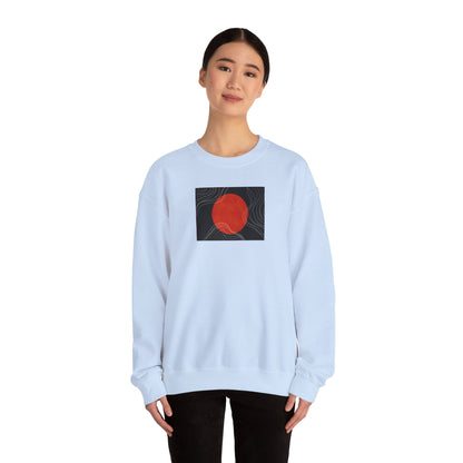 Minimalist Sunset Crewneck Sweatshirt, Cozy Unisex Sweater for Everyday Wear, Gift for Fall, Layering Essential