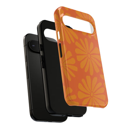 Stylish iPhone Case, Floral Phone Cover, Tough Phone Cases, Green Daisy Design, Unique Gift for Her, Spring Accessories