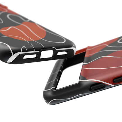 Stylish Phone Case with Abstract Design, Tough Cases for Modern Life, Trendy Phone Accessory, Unique Gift Idea, Holiday Present