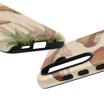 Mushroom Phone Case - Nature Lover, Eco-Friendly Gift, Cute Cell Phone Cover, Aesthetic Tech Accessory, Unique Fall Decor, Artsy Phone Cases, Cute, Gift for Her, Nature-inspired Designs, Durable Cases