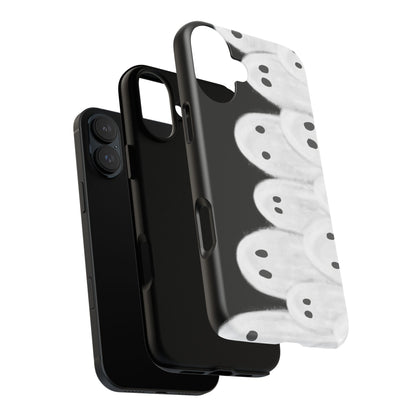 Painted Ghosts Phone Case | Ghostly Tough Phone Case for Spooky Style, Halloween Gift, Phone Cover, Ghost Theme, Unique Accessory, Spooky Season, Viral Painted Ghosts Inspired Design