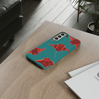 Manta Ray Phone Case, Tropical Phone Cover, Ocean Vibe Accessories, Summer Gift Idea, Marine Animal Merchandise