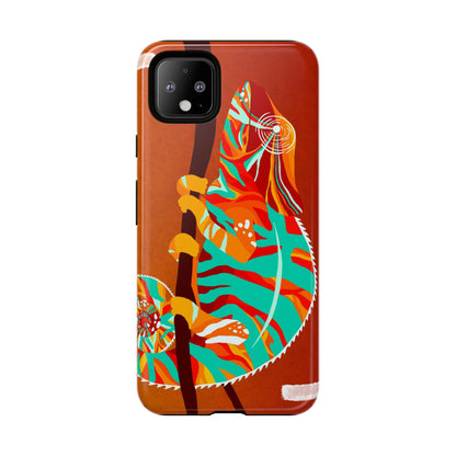 Chameleon Phone Case - Vibrant Artistic Design, Tough Cases for Animal Lovers, Unique Gift, Eco-Friendly Protection