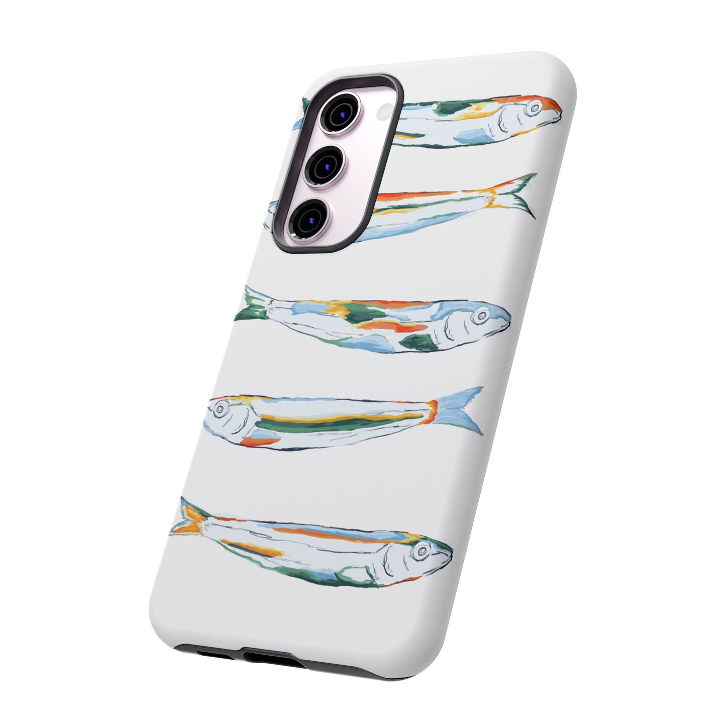 Tough Cases – Artistic Fish Design Phone Case, Unique Gift for Aquatic Lovers, Perfect for Birthdays, Holidays, and Everyday Use, Quirky Cases, Fun Phone Cases