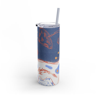 Artistic Skinny Tumbler | Unique 20oz Travel Mug | Eco-Friendly Hydration | Perfect Gift for Coffee Lovers, Art Enthusiasts, [...]