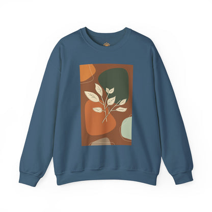 Botanical Print Crewneck Sweatshirt | Cozy Unisex Sweatshirt, Fall Fashion, Casual Wear, Gift for Her, Botanical Art
