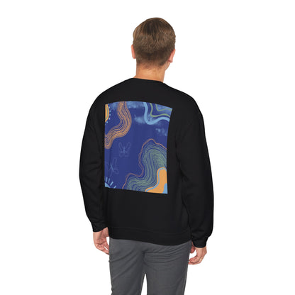 Vibrant Unisex Crewneck Sweatshirt, Cozy Sweatshirt for All Seasons, Casual Wear, Art-Inspired Gift, Spring Fashion, Unisex Apparel