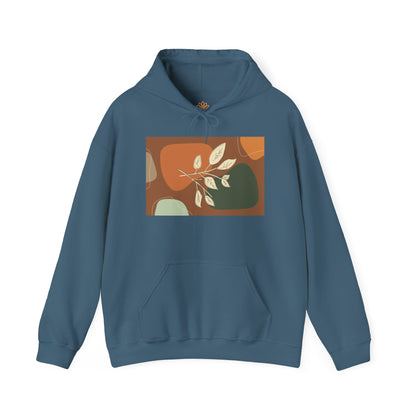 Botanical Design Unisex Hoodie, Cozy Sweatshirt for Nature Lovers, Gift for Friends, Autumn Fashion, Comfortable Casual Wear