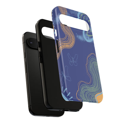 Artistic Phone Case, Abstract Phone Cover, Gift for Her, Modern Design, Boho Phone Case, Unique Phone Accessories