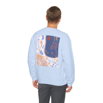 Artistic Unisex Crewneck Sweatshirt - Cozy Comfort, Colorful Designs, Gifts for Art Lovers, Relaxing Vibes, Everyday Wear, Unique Style