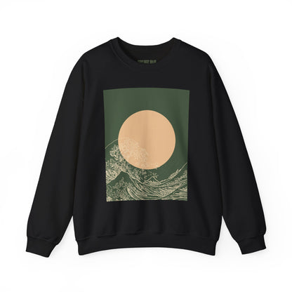 Nature-Inspired Unisex Crewneck Sweatshirt, Cozy Casual Wear, Gift for Outdoor Lovers, Perfect for Fall and Winter