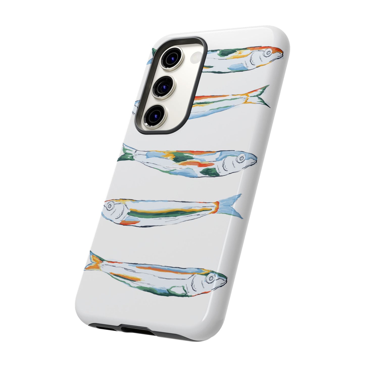 Tough Cases – Artistic Fish Design Phone Case, Unique Gift for Aquatic Lovers, Perfect for Birthdays, Holidays, and Everyday Use, Quirky Cases, Fun Phone Cases