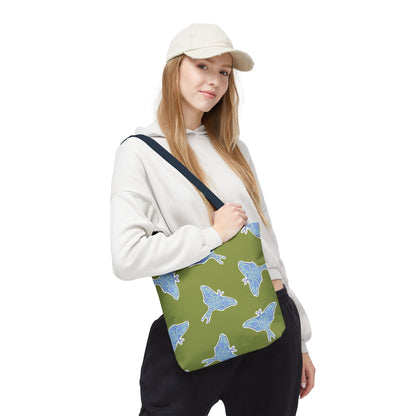 Butterfly Print Tote Bag, Eco-Friendly Shopping Bag, Gift for Nature Lovers, Sustainable Beach Tote, Spring Fashion Accessory