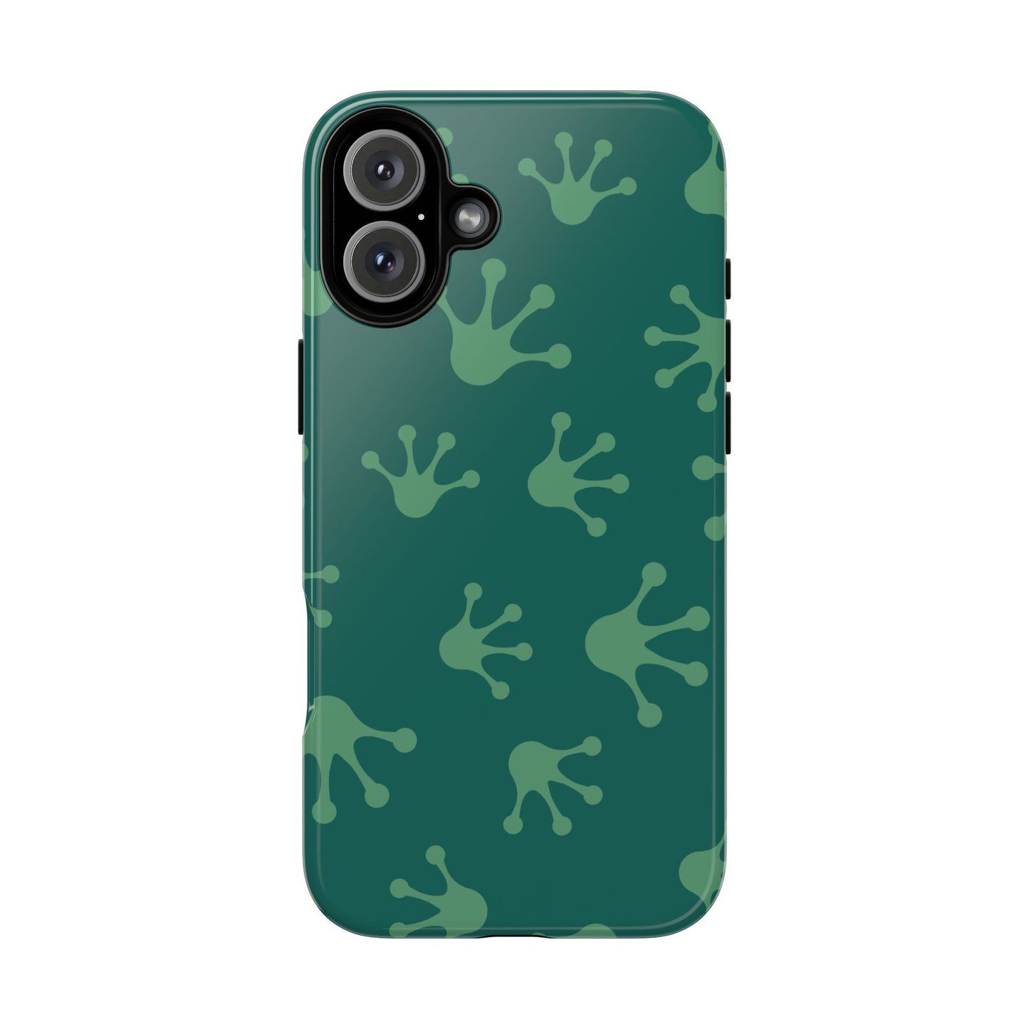 Frog Print Phone Case, Nature Lover Gift, Eco-Friendly Cover, Fun Green Design, Unique Frog Accessories