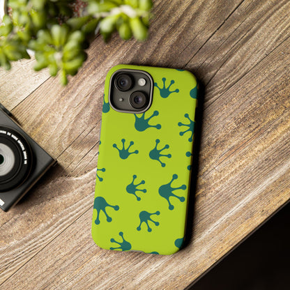 Frog Pattern Phone Case, Fun and Colorful Phone Cover, Durable Phone Protection, Gifts for Nature Lovers, Unique Accessory