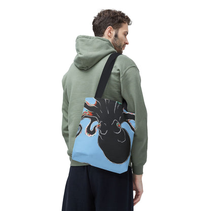 Octopus Tote Bag, Ocean Lover Gift, Reusable Shopping Bag, Beach Accessory, Eco-Friendly Bag, Grocery Tote