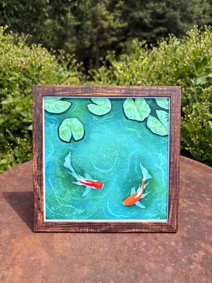 Tranquil Koi Art Print