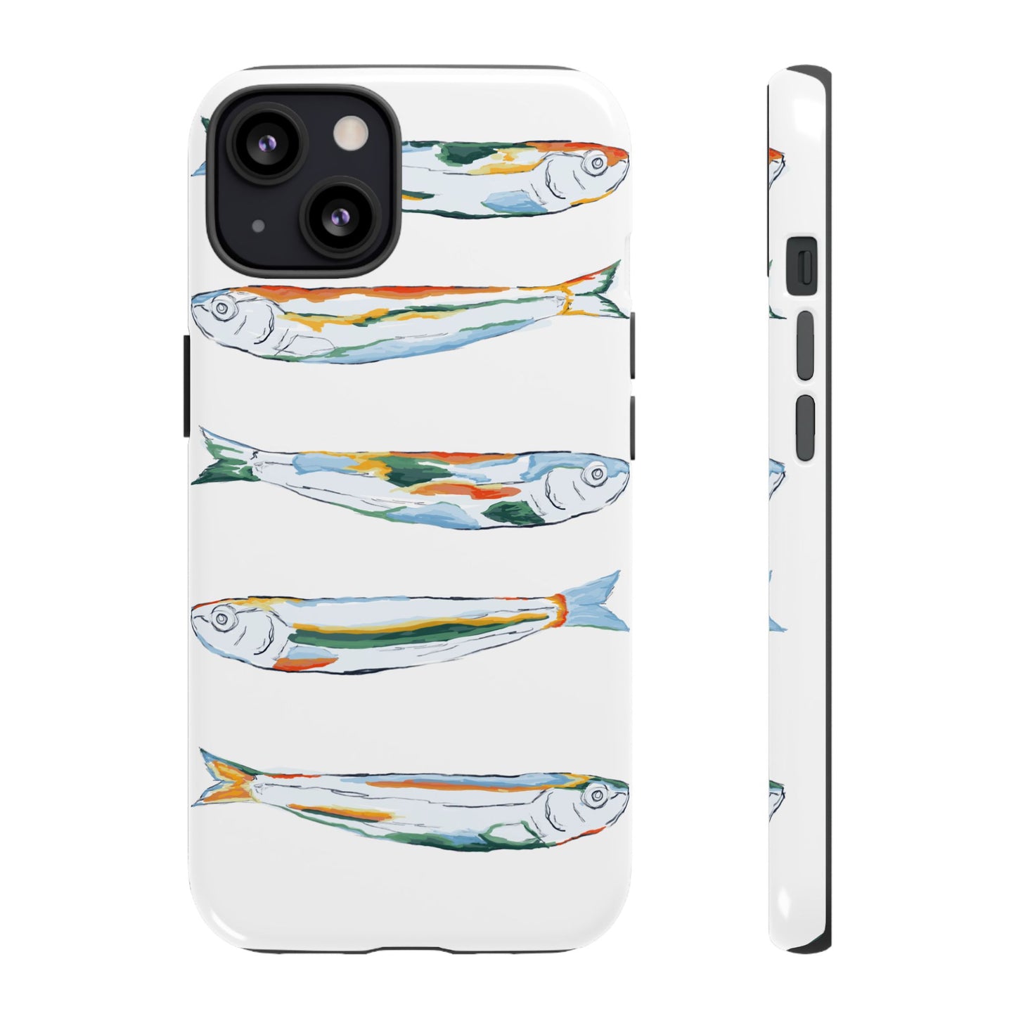 Tough Cases – Artistic Fish Design Phone Case, Unique Gift for Aquatic Lovers, Perfect for Birthdays, Holidays, and Everyday Use, Quirky Cases, Fun Phone Cases