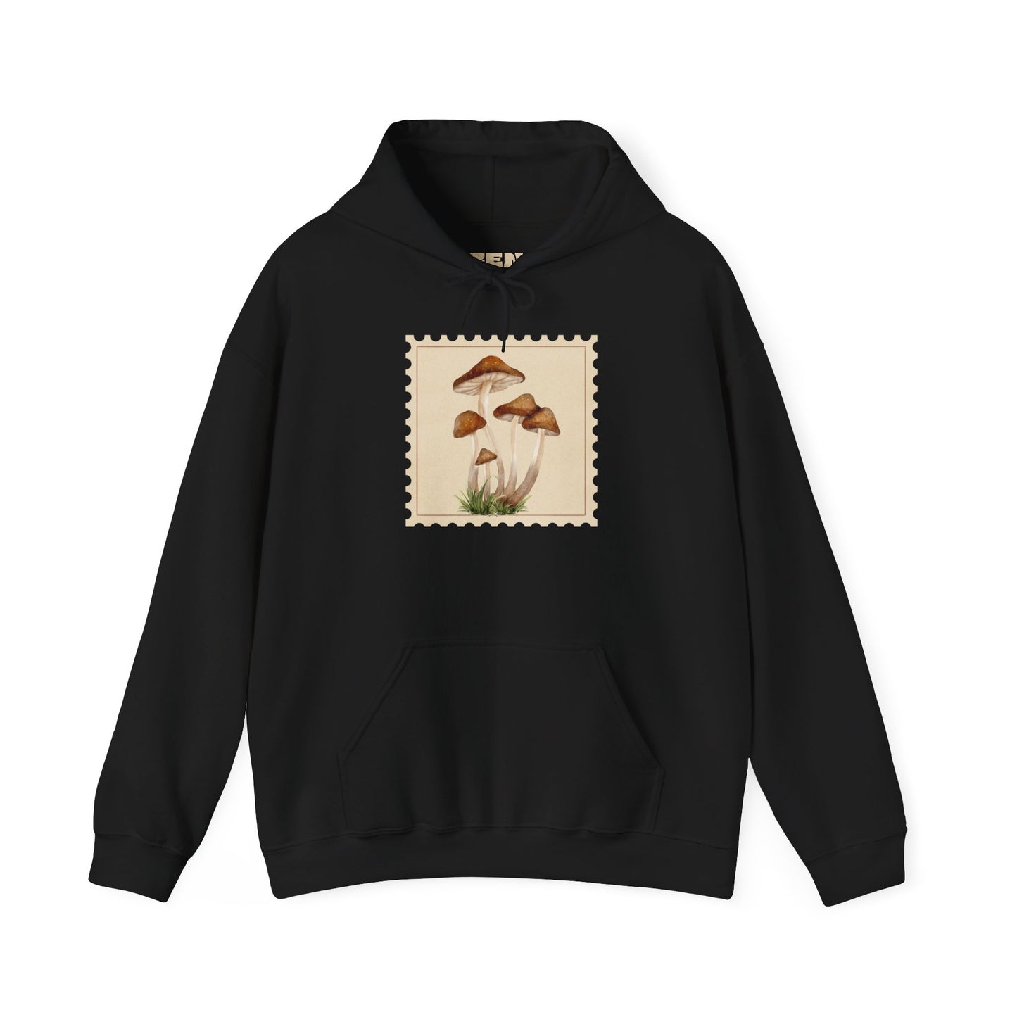 Mushroom Art Hoodie, Cozy Sweatshirt, Nature Lover Gift, Unisex Pullover, Boho Style Apparel, Fall Fashion, Eco-Friendly Wear, Artsy Sweatshirts, Aesthetic Hoodies, Graphic, Nature-inspired