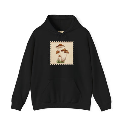 Mushroom Art Hoodie, Cozy Sweatshirt, Nature Lover Gift, Unisex Pullover, Boho Style Apparel, Fall Fashion, Eco-Friendly Wear, Artsy Sweatshirts, Aesthetic Hoodies, Graphic, Nature-inspired