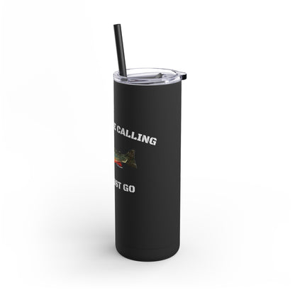 Fishing Lover's 20oz Tumbler - Perfect for Outdoors, Travel, Gifts, Father's Day, Camping, and More!
