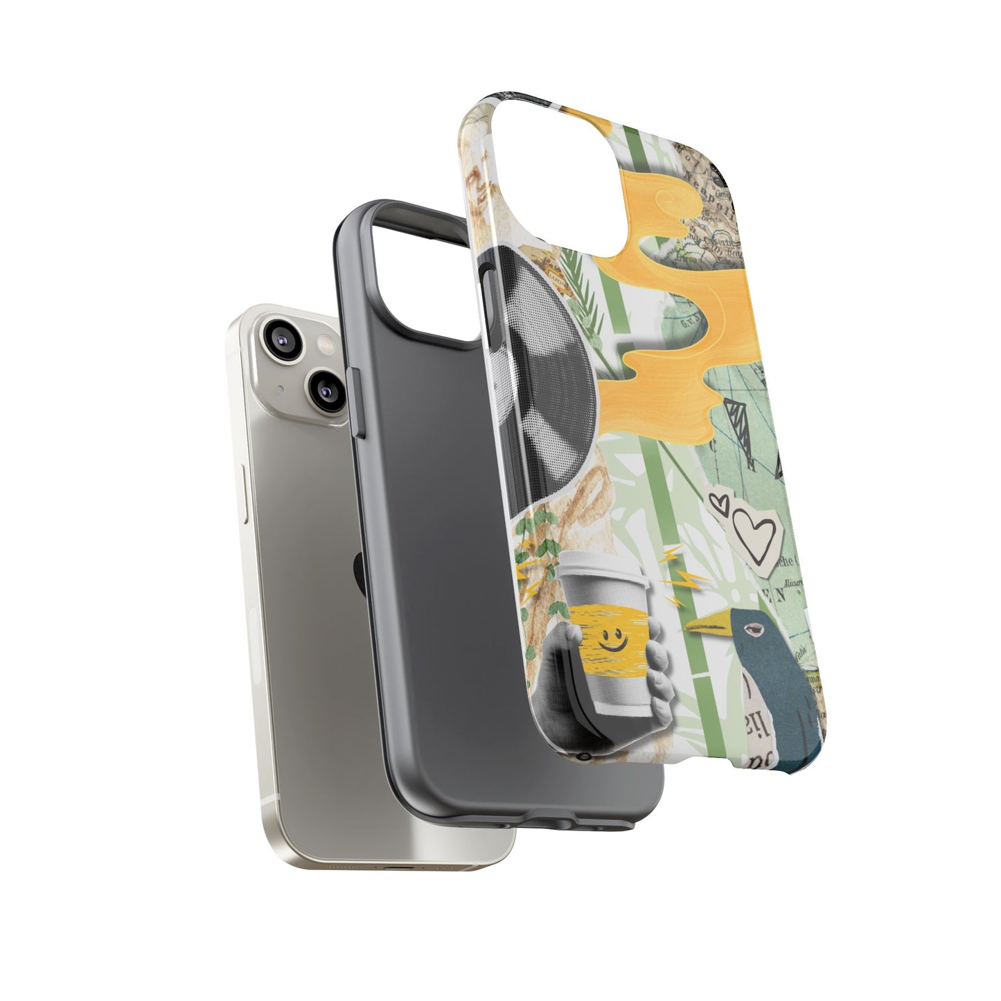 Artistic Phone Case, Unique Cell Phone Cover, Trendy Gifts for Music Lovers, Eco-Friendly Phone Accessory, Stylish Tech Gifts, Cool Cases, Unique Phone Cases