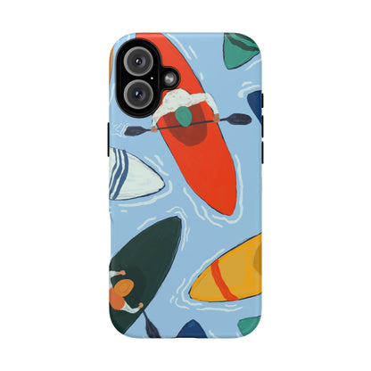 Kayak Phone Case - Tough Cases for Outdoor Enthusiasts, Birthday Gifts, Adventure Gear, Kayaking Accessories, Nature Lover Decor, Artsy Phone Cases