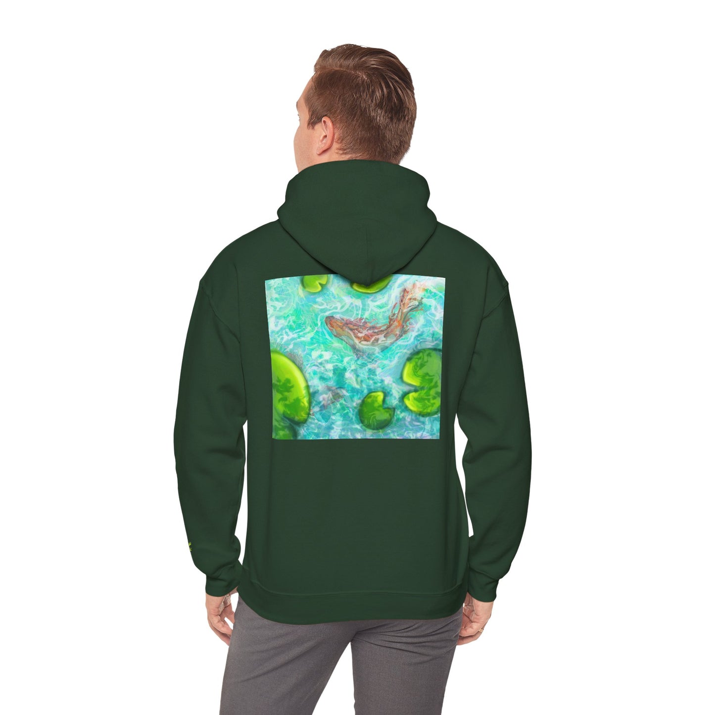 Nature-Inspired Unisex Hooded Sweatshirt, Comfortable Pullover, Casual Clothing, Eco-Friendly Gift, Chill Vibe Hoodie, Relaxing Outfit