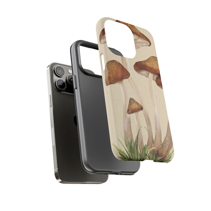 Mushroom Phone Case - Nature Lover, Eco-Friendly Gift, Cute Cell Phone Cover, Aesthetic Tech Accessory, Unique Fall Decor, Artsy Phone Cases, Cute, Gift for Her, Nature-inspired Designs, Durable Cases