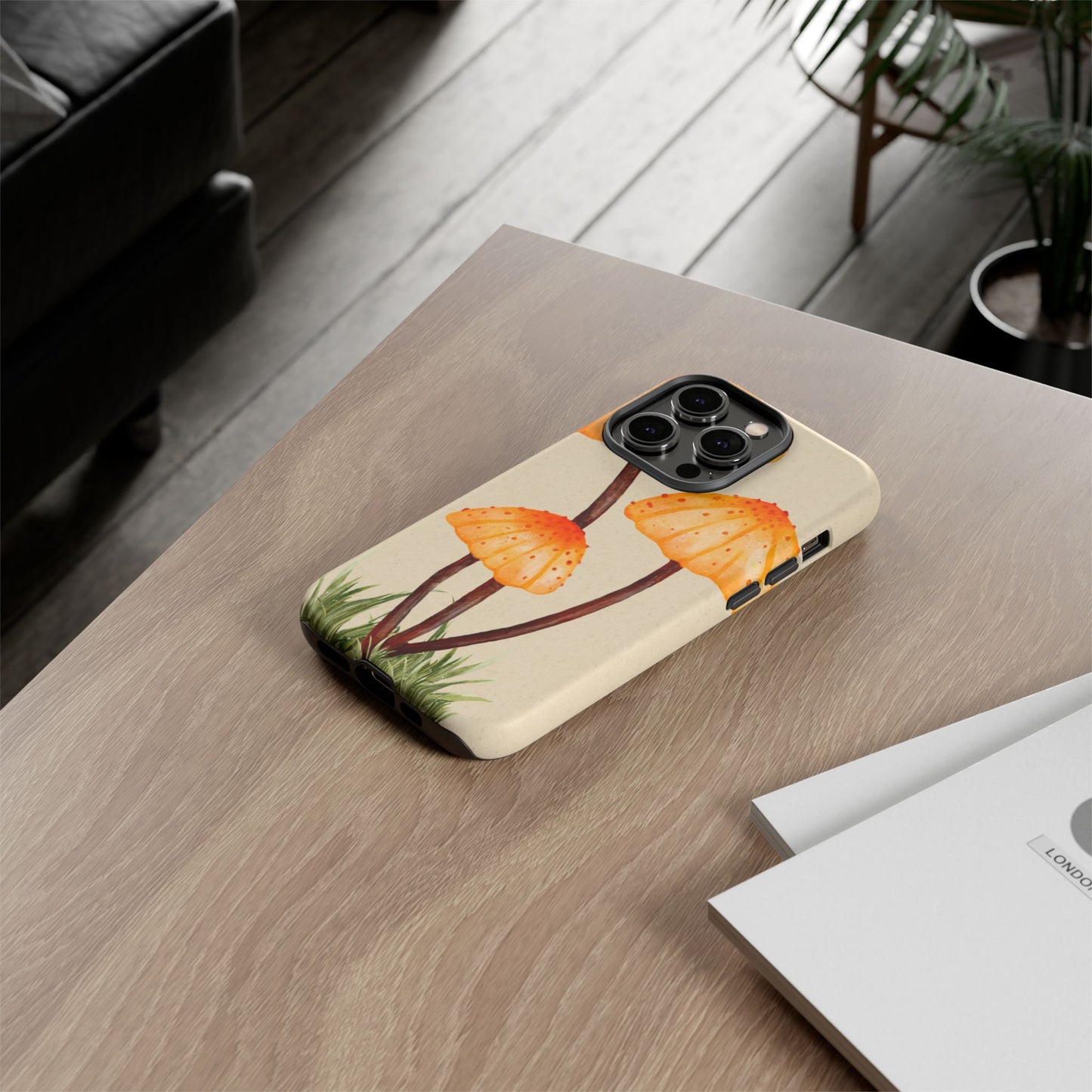 Mushroom Phone Case, Tough Cases for Nature Lovers, Unique Phone Covers, Gifts for Eco Enthusiasts, Fun Protective Cases