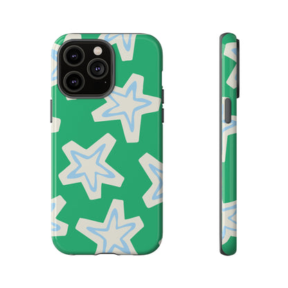 Retro Star Pattern Phone Case | Tough Cases, Colorful Cover for Phones, Phone Accessories, Gift for Her, Trendy Cases