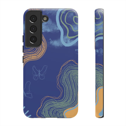 Artistic Phone Case, Abstract Phone Cover, Gift for Her, Modern Design, Boho Phone Case, Unique Phone Accessories