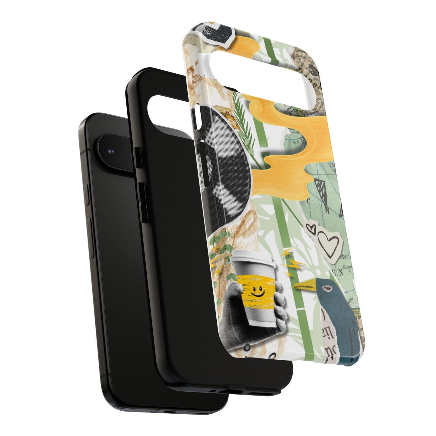 Artistic Phone Case, Unique Cell Phone Cover, Trendy Gifts for Music Lovers, Eco-Friendly Phone Accessory, Stylish Tech Gifts, Cool Cases, Unique Phone Cases