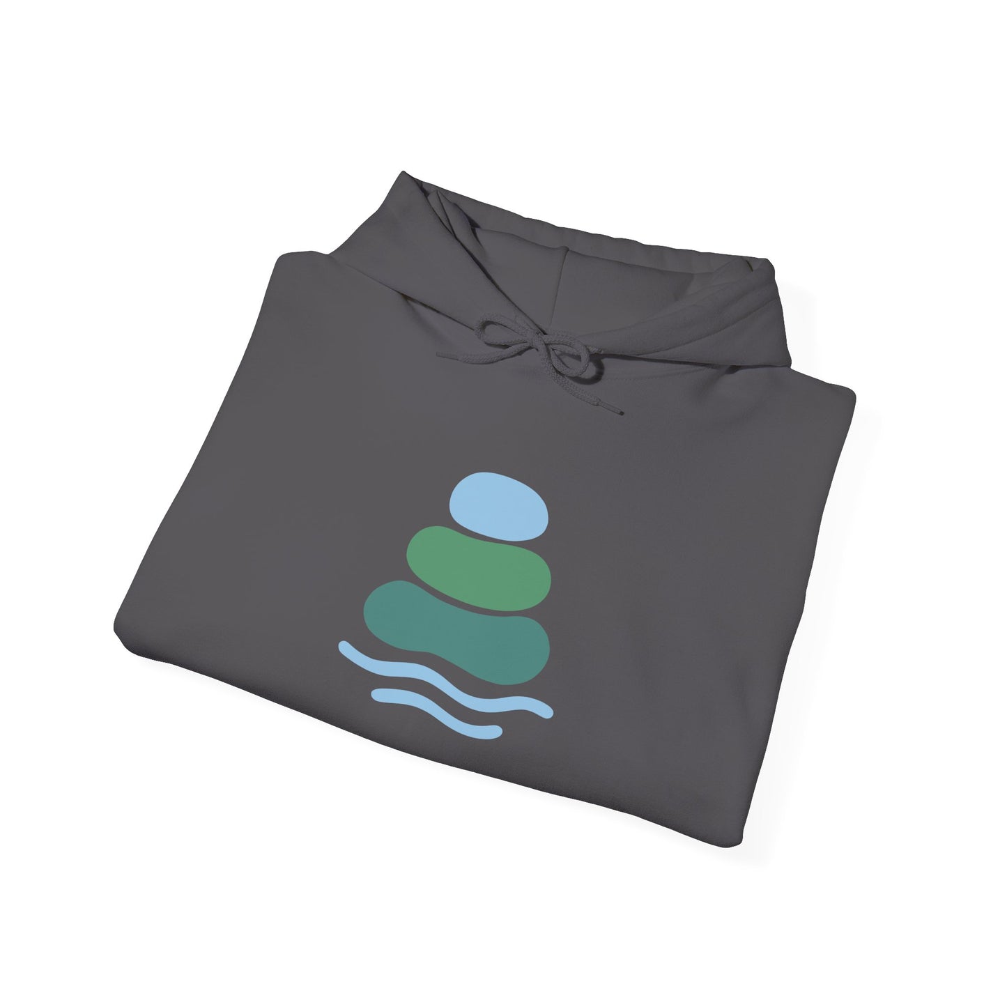 Zen-Inspired Unisex Hooded Sweatshirt, Relaxing Sweatshirt, Comfortable Hoodie, Gift for Meditation Lovers, Cozy Outerwear for All Occasions