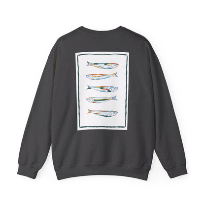 Funky Fish Crewneck Sweatshirt - Zen Frog Cozy & Calm Vibes for All, Perfect Gift for Nature Lovers, Relaxation, and Casual Wear