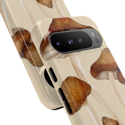 Mushroom Phone Case - Nature Lover, Eco-Friendly Gift, Cute Cell Phone Cover, Aesthetic Tech Accessory, Unique Fall Decor, Artsy Phone Cases, Cute, Gift for Her, Nature-inspired Designs, Durable Cases