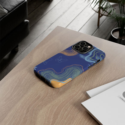 Artistic Phone Case, Abstract Phone Cover, Gift for Her, Modern Design, Boho Phone Case, Unique Phone Accessories